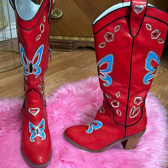 Dolls Kill Shoes - Delia’s by Dolls Kill All The Wonders Cowboy Boots